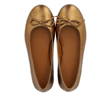 Ballerina in leather with bow detail