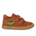 Sneaker with dinosaur embroidery