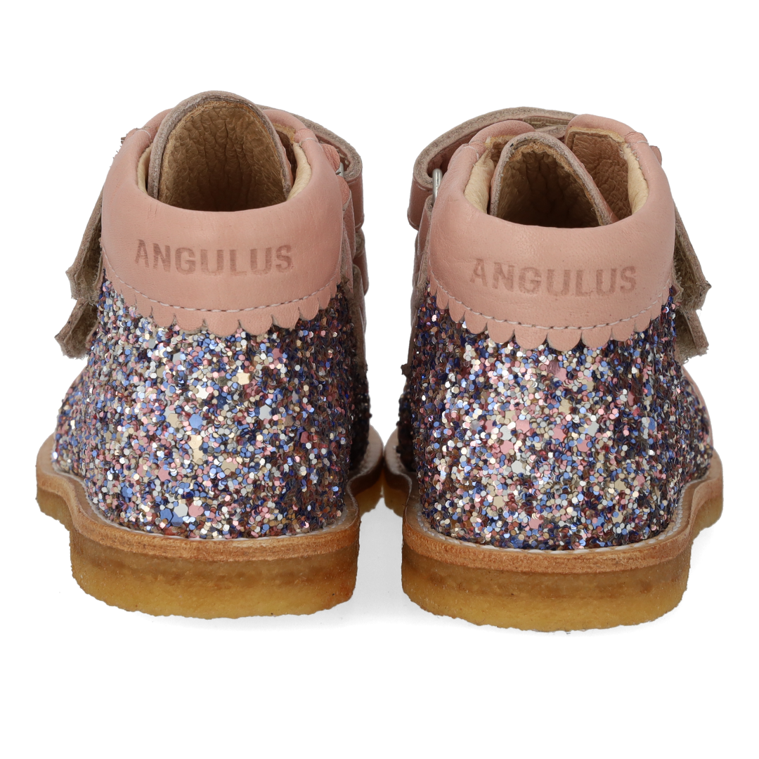 Velcro boot with glitter