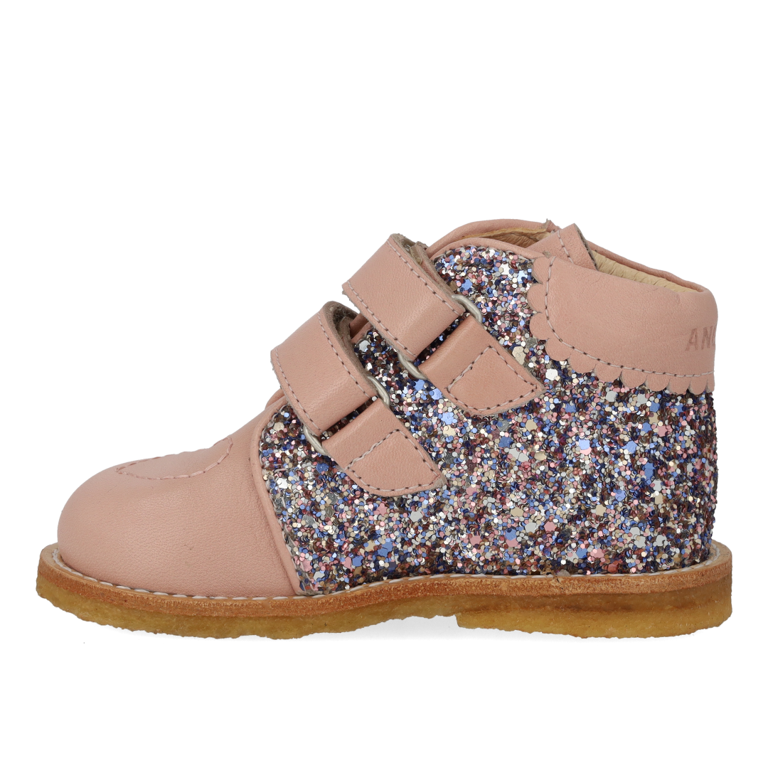 Velcro boot with glitter