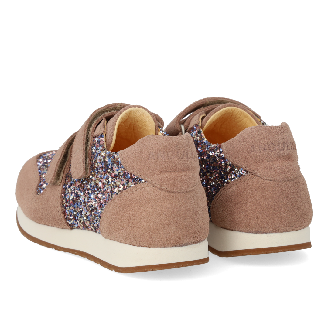 Running style glitter sneaker