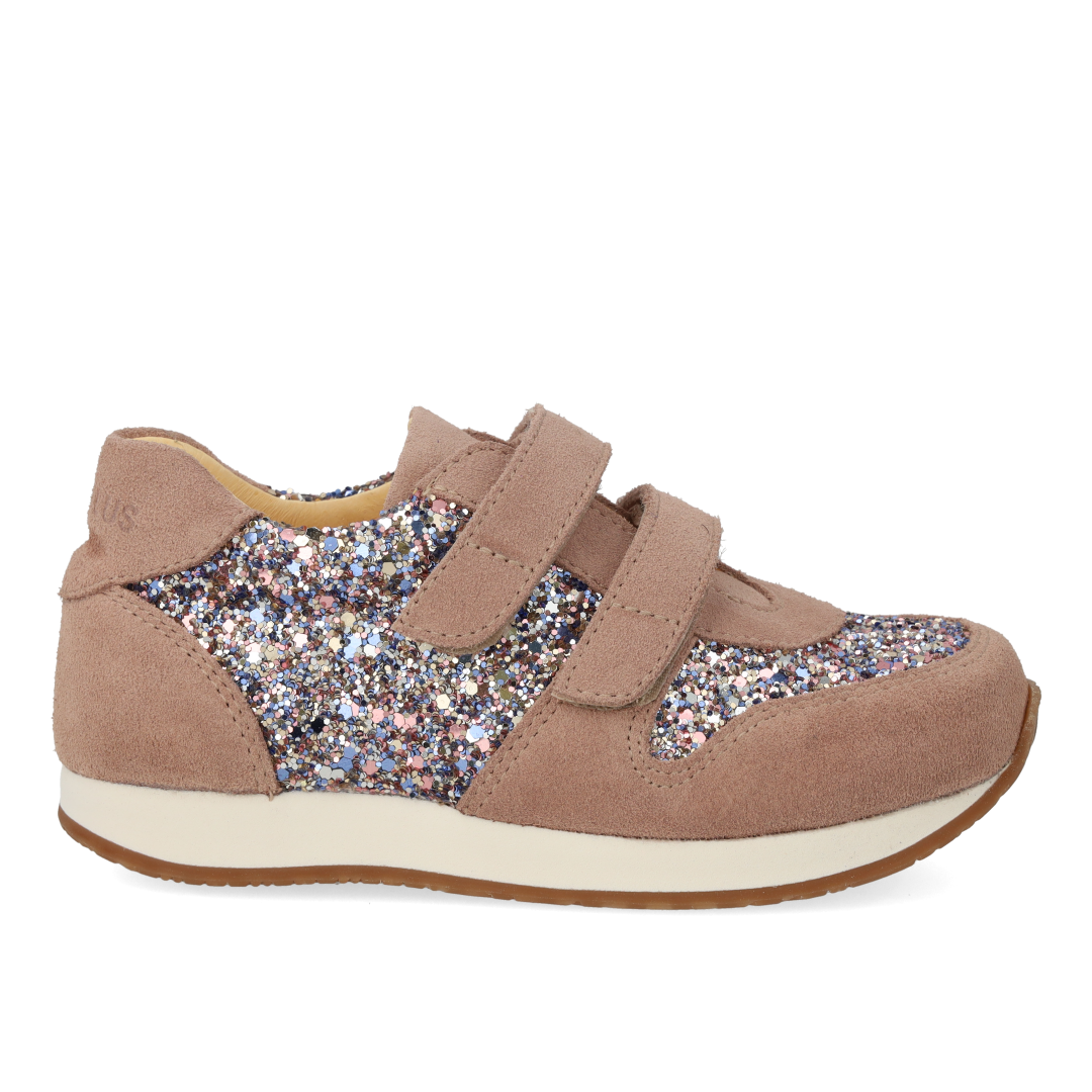 Running style glitter sneaker