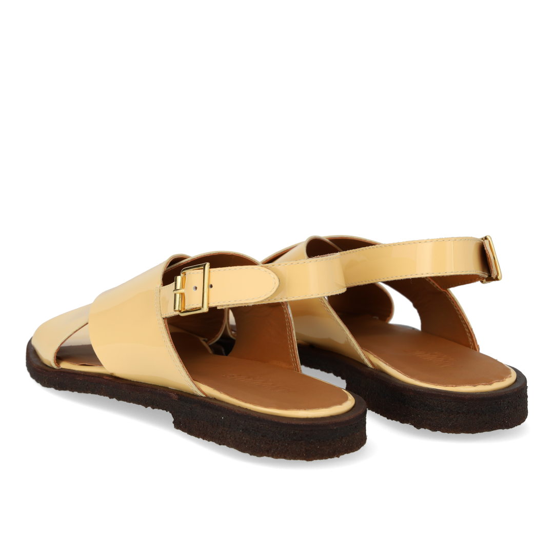 ANGULUS 5637-106 Classic cross sandal - YELLOW – ANGULUS COM