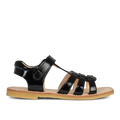 Sandal with T-strap and velcro closure