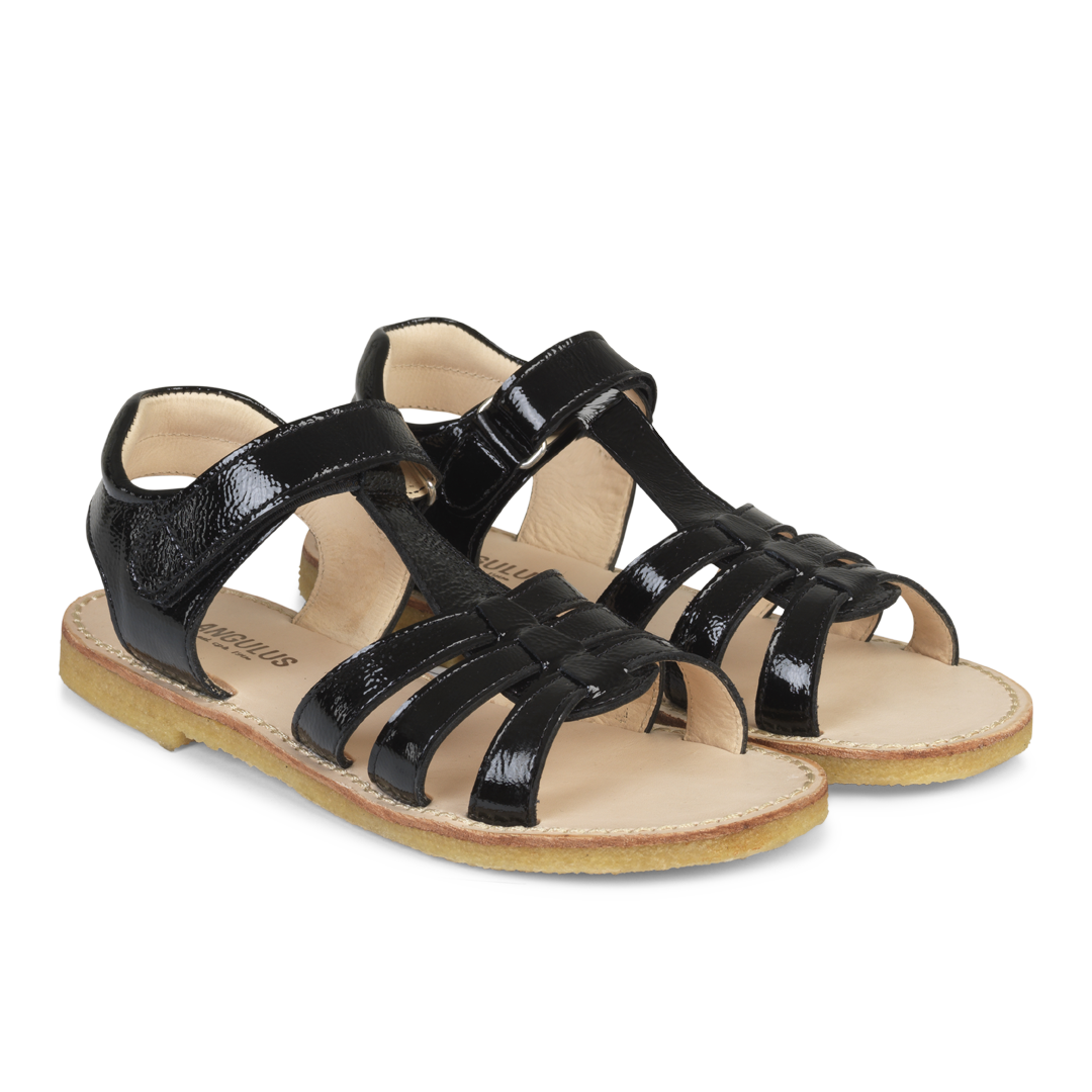Sandal with T-strap and velcro closure