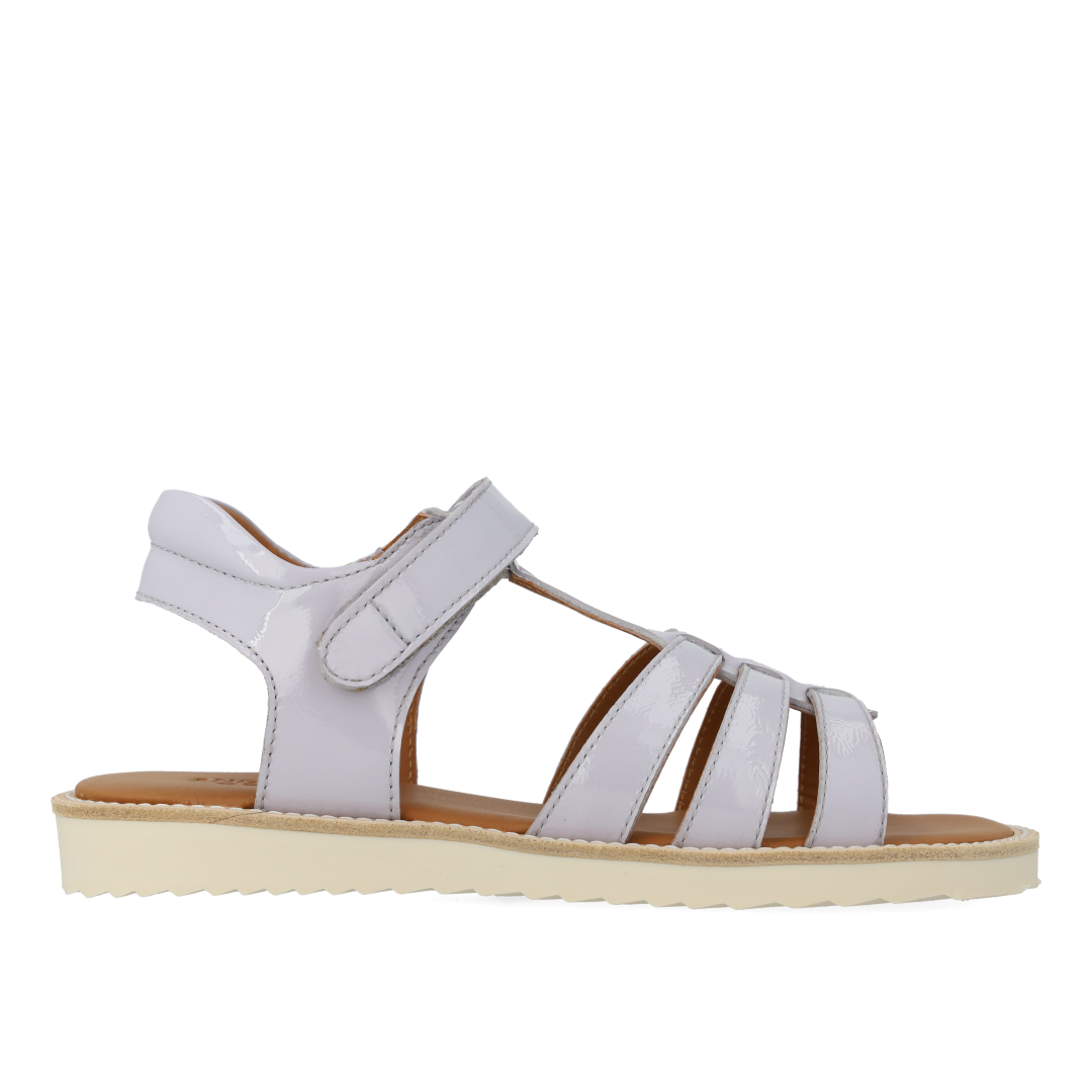 Sandal with T-strap and velcro closure