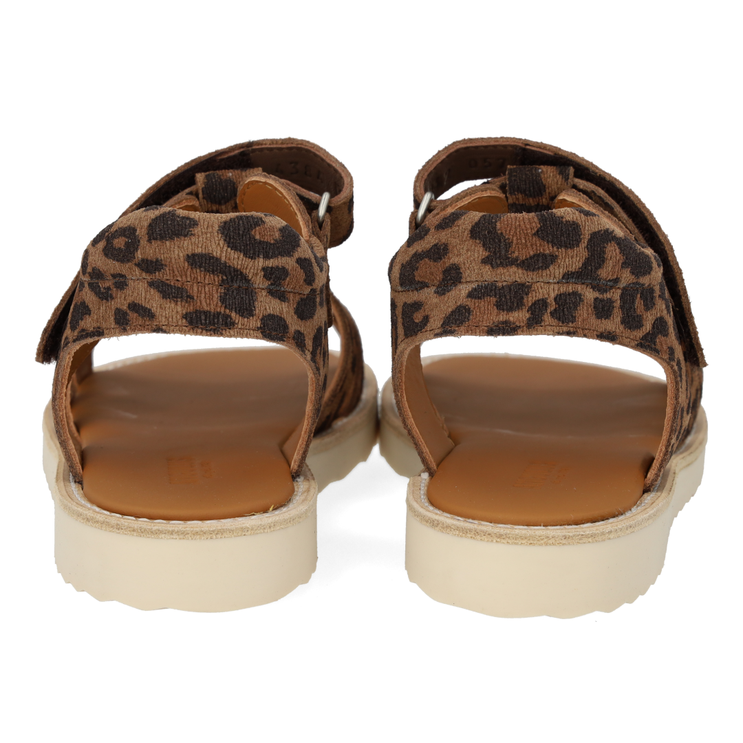 Sandal with T-strap and velcro closure
