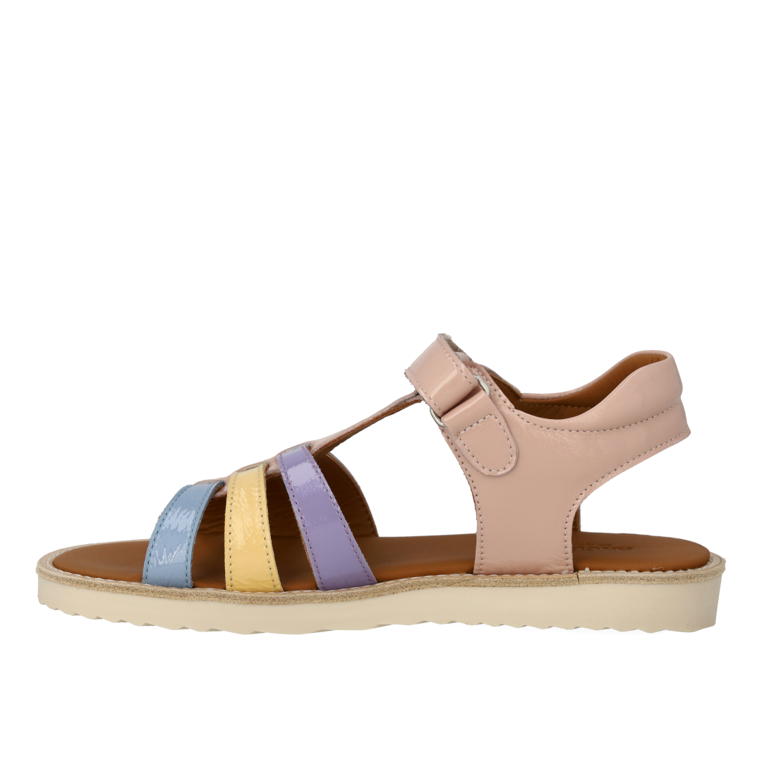 Sandal with T-strap and Velcro closure