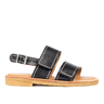 Angulus Sandal with detail stitchings, velcro and buckle