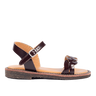 Angulus Braid sandal with open toe and buckle closure