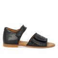 Perforated sandal with double velcro