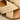 Cross sandal with perforations and buckle