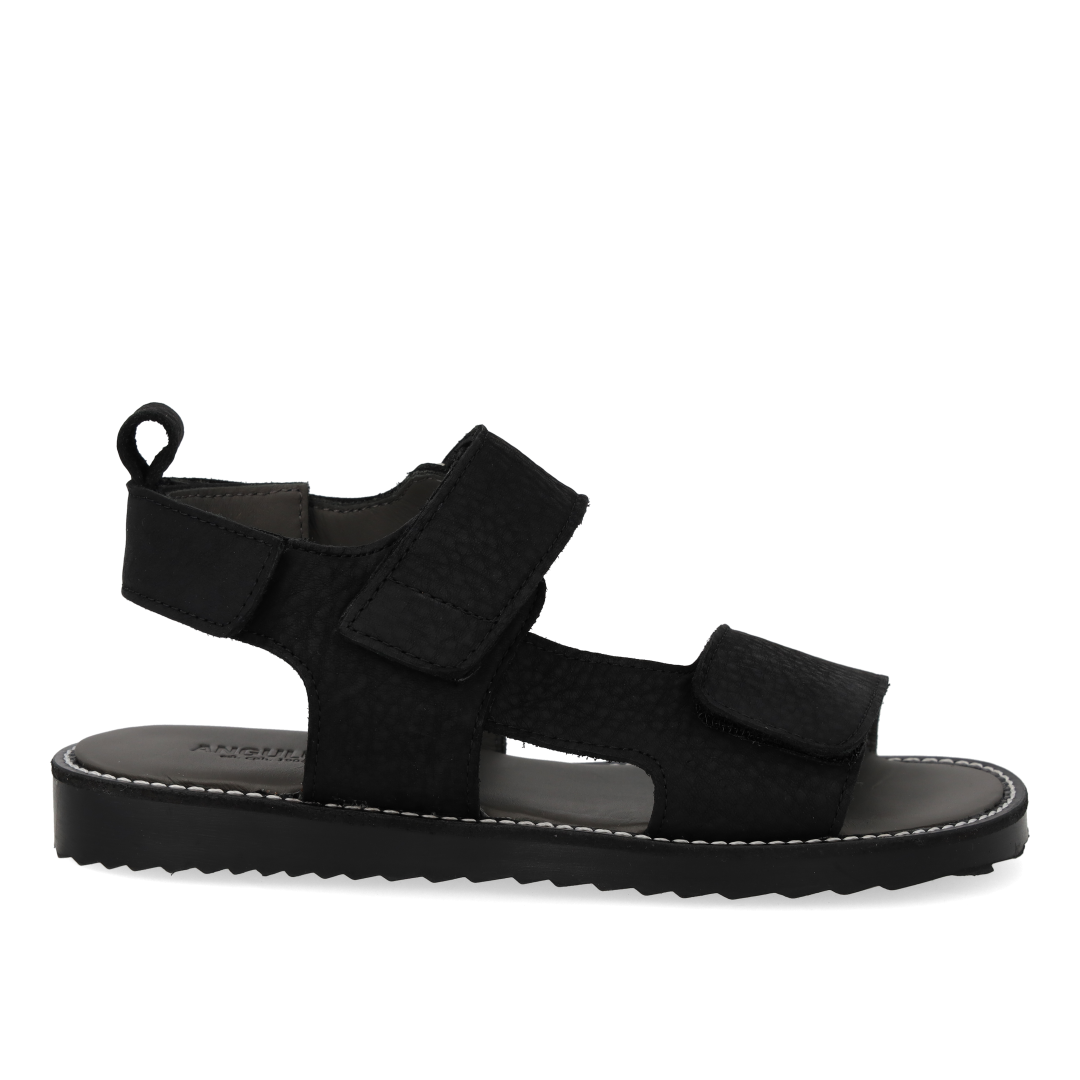 Sandal with double velcro
