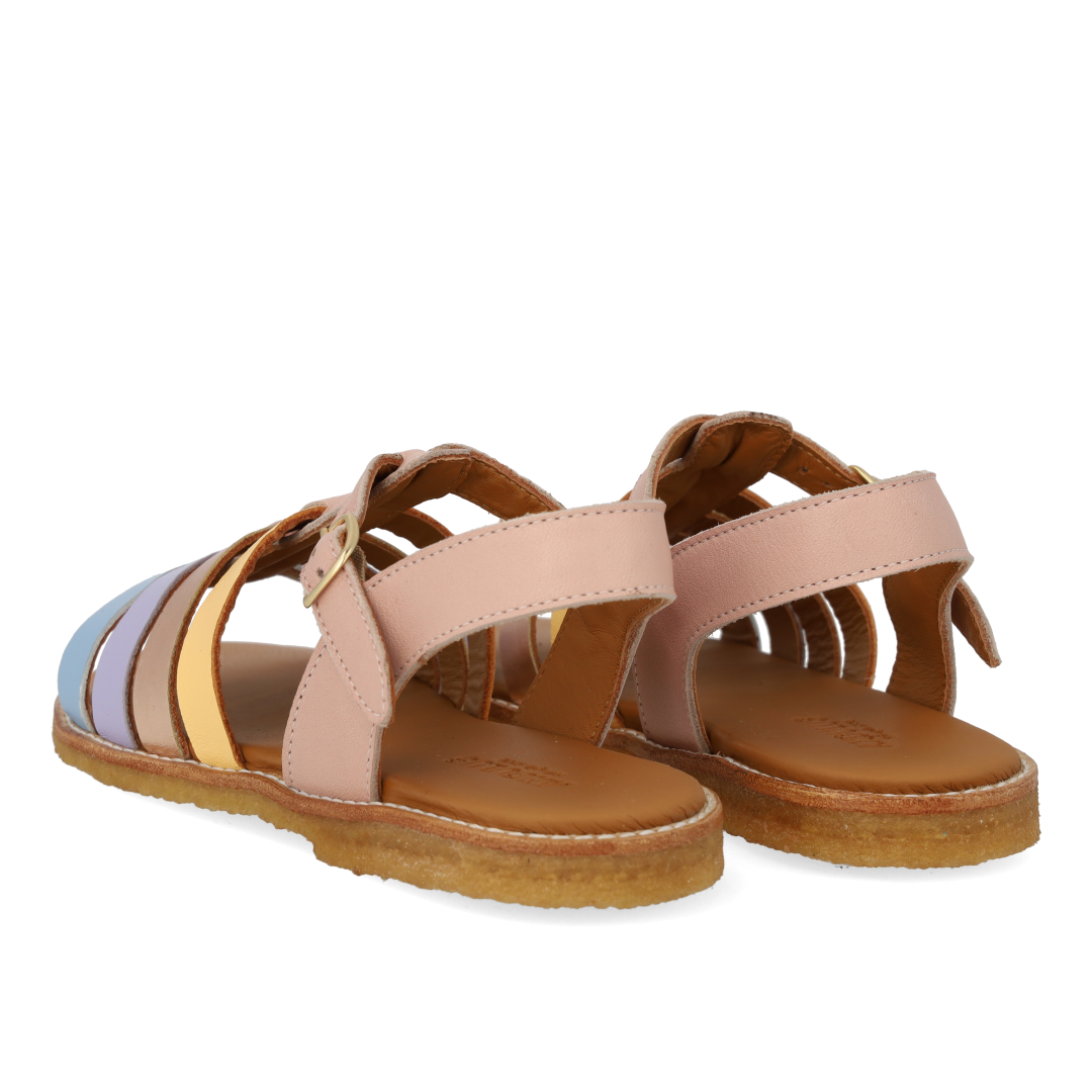 T-strap sandal with buckle