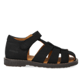 Classic suede sandal with velcro