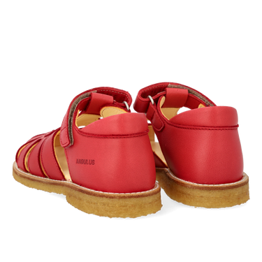 Sandal with heart detail and velcro closure