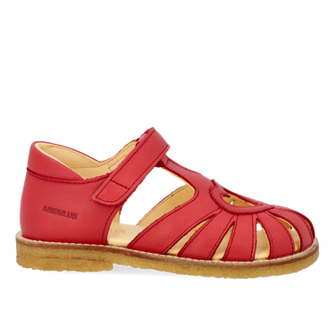 Sandal with heart detail and velcro closure