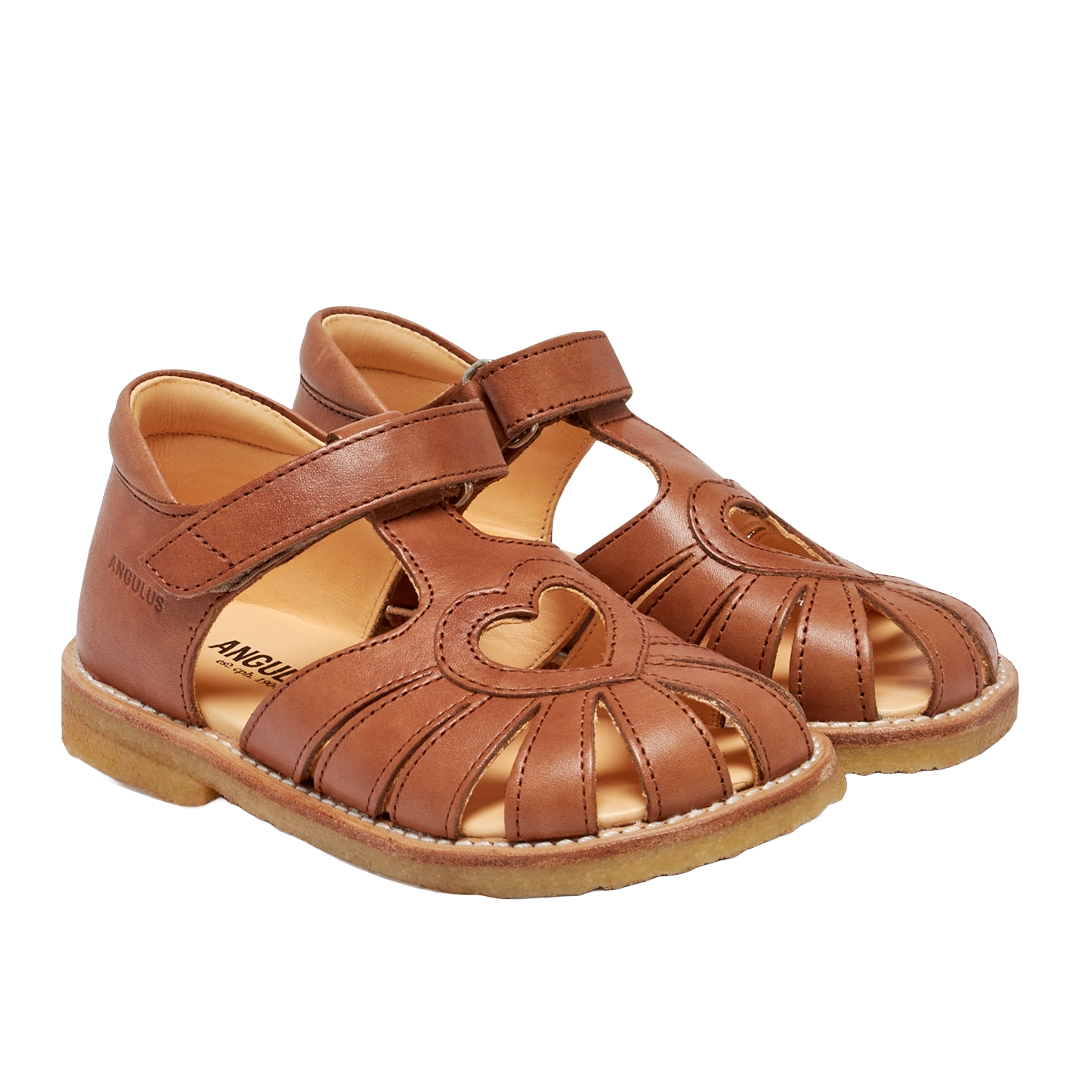Heart sandal with Velcro closure