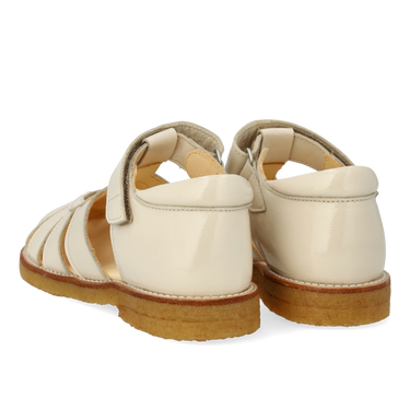 Sandal with heart detail and velcro closure