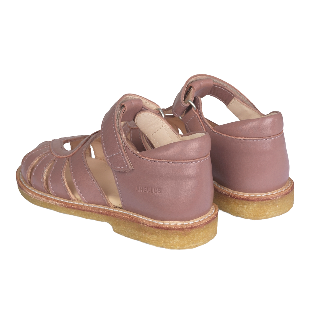 Heart sandal with adjustable Velcro closure