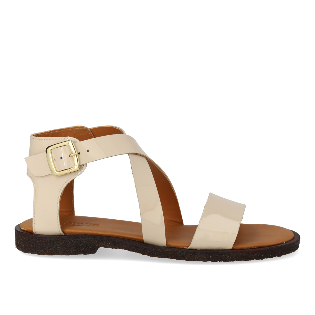 ANGULUS 5442-119 Sandal with buckle - NEUTRAL – ANGULUS COM