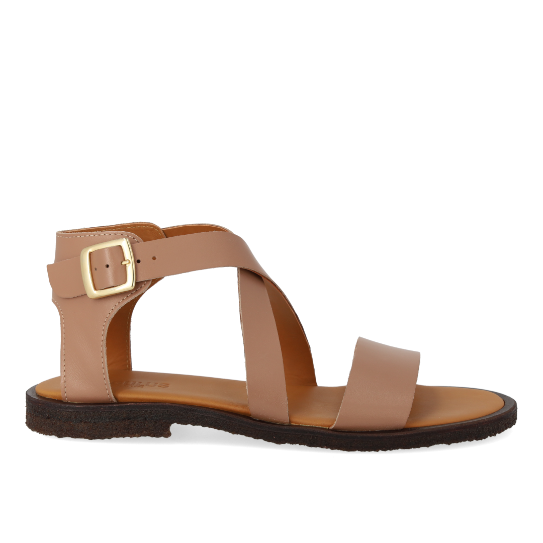 ANGULUS 5442-119 Sandal with buckle - BROWN – ANGULUS COM