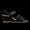 Wedge-heeled sandal with buckle