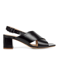 Sandal with block heel