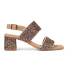 Angulus Strap sandal in sparkling glitter