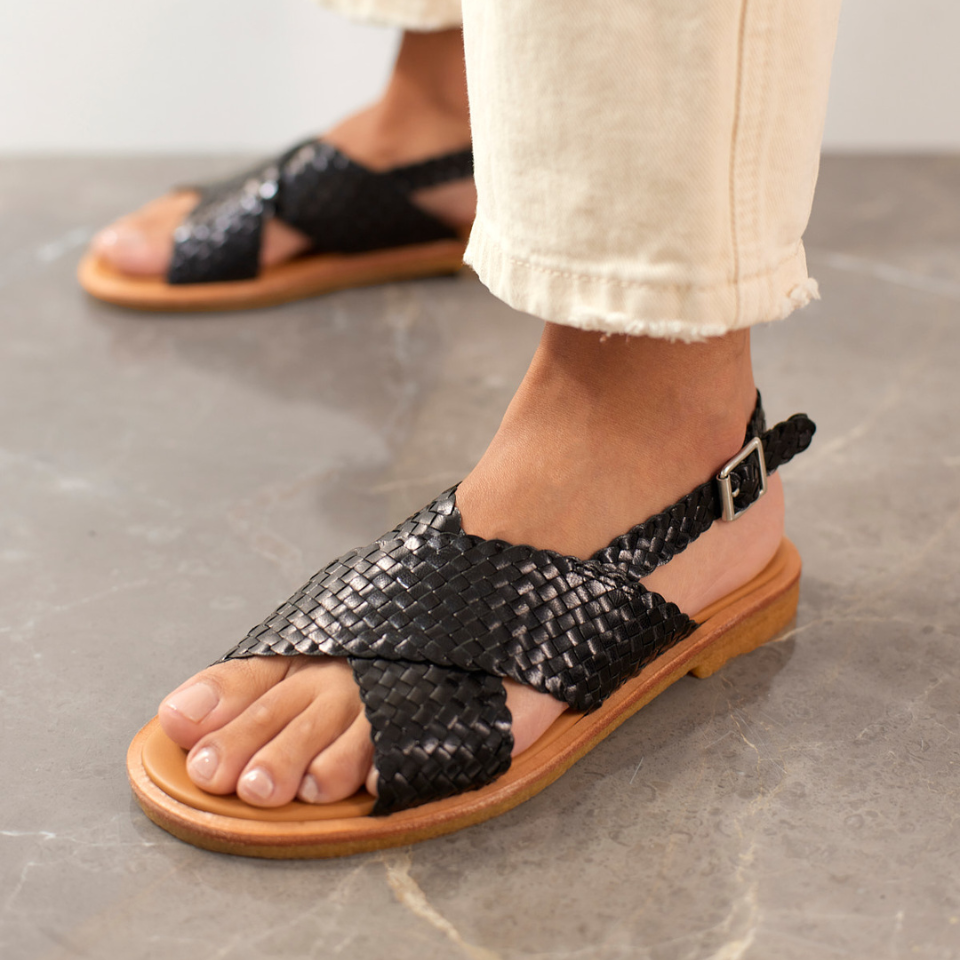 Handwoven Classic Criss-Cross Sandal