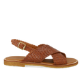Handwoven classic cross-strap sandal