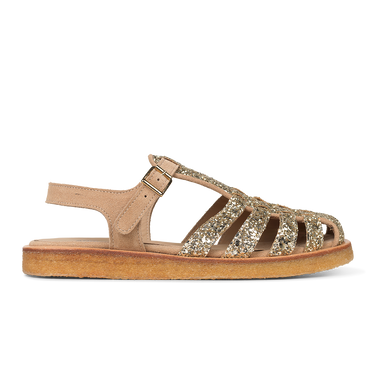 Classic Fisherman's sandal with sparkling glitter