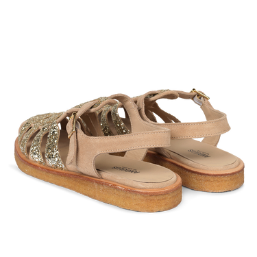 Classic Fisherman's sandal with sparkling glitter