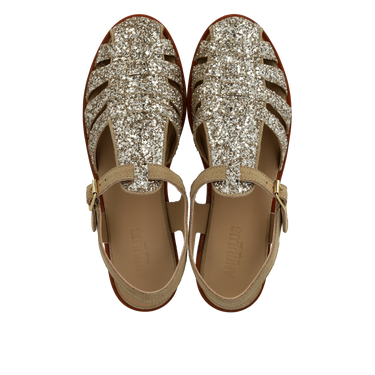 Classic Fisherman's sandal with sparkling glitter