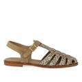 Classic Fisherman’s sandal with sparkling glitter
