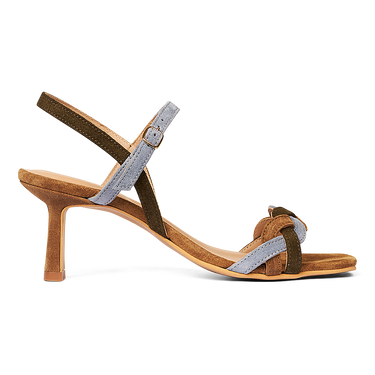 Sandal with heel