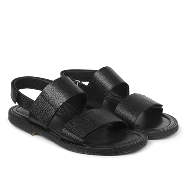Sandal with double velcro