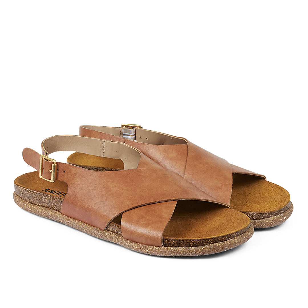 cross-strap footbed sandal