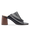 Mule with sculptural heel
