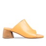 Angulus Mule with sculptural wooden heel