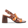 Angulus Sandal with sculptural heel