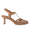 High-heeled sandal with beautiful organic front detail