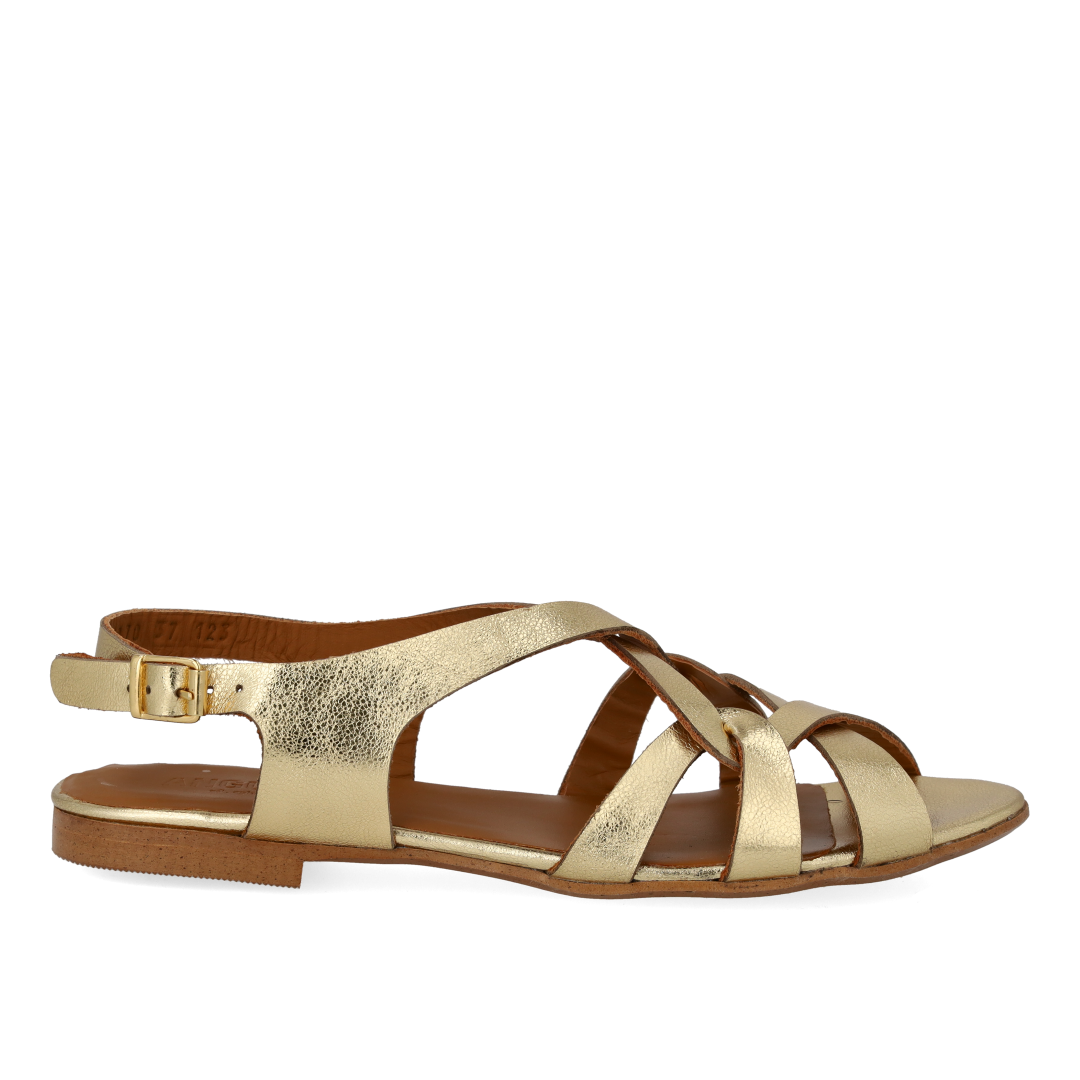 Sandal with strap detailing