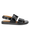 Sandal with adjustable Velcro straps