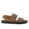 Sandal with adjustable Velcro straps