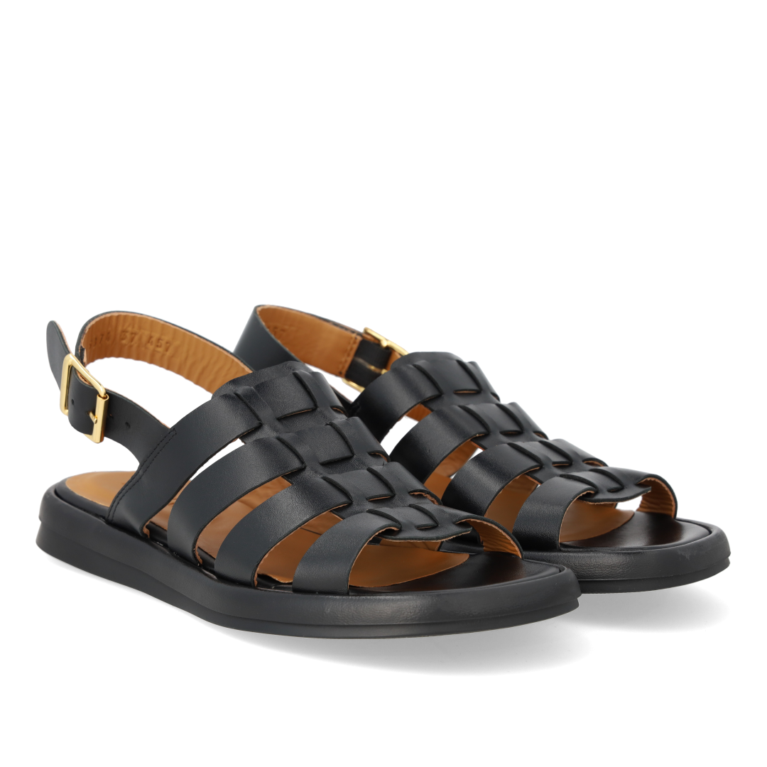 Gladiator-inspired strappy sandal