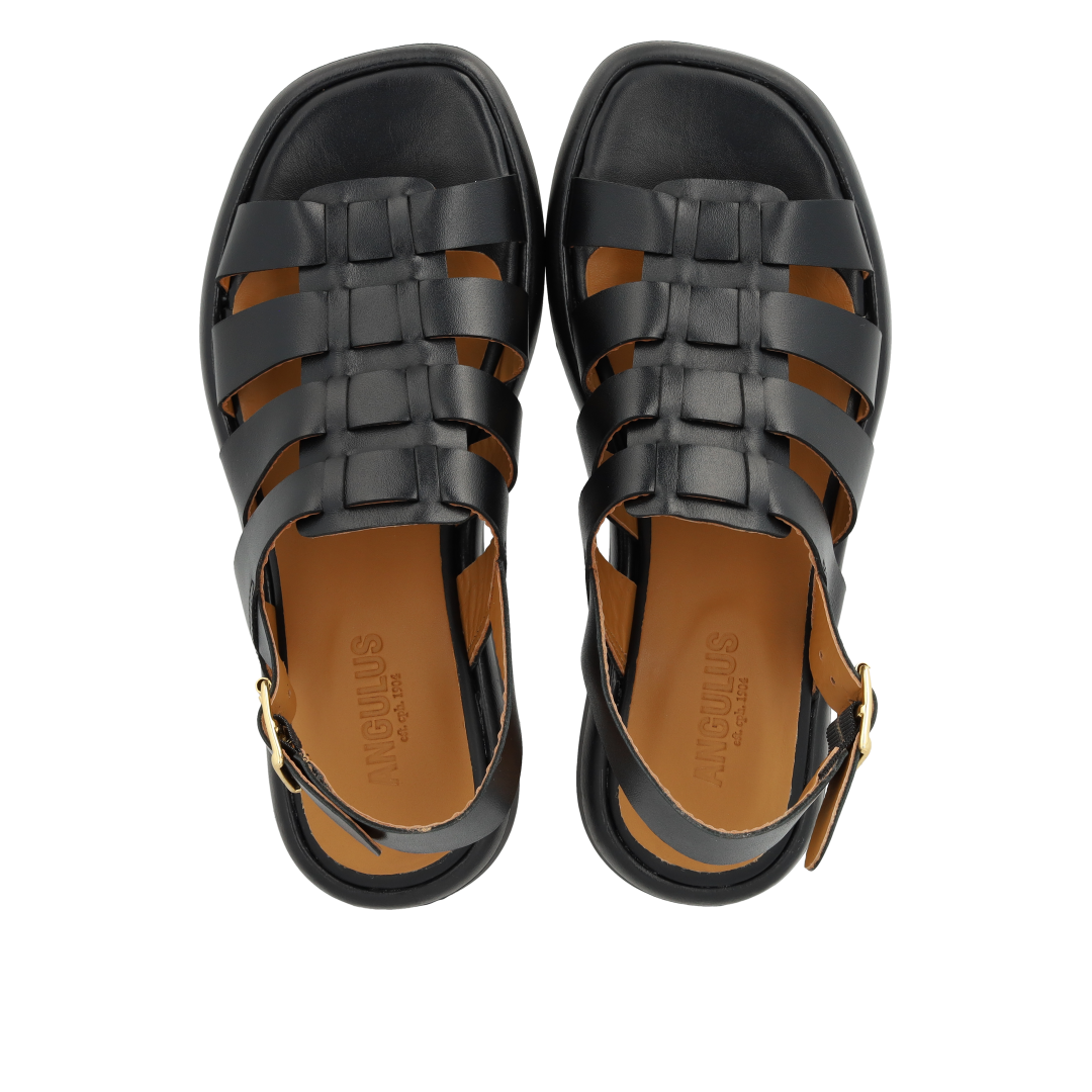 Gladiator-inspired strappy sandal