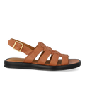 Gladiator-inspired strap sandal