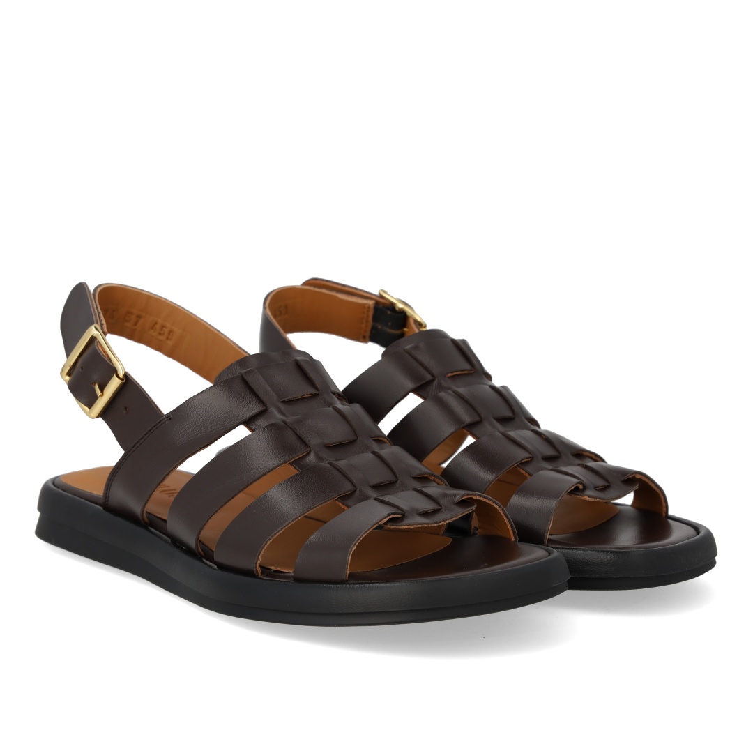 Gladiator-inspired strappy sandal