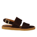 Sandal with adjustable velcro straps